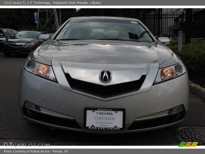 Palladium Silver Metallic / Ebony 2010 Acura TL 3.5 Technology