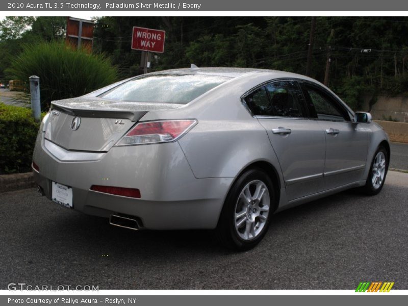 Palladium Silver Metallic / Ebony 2010 Acura TL 3.5 Technology