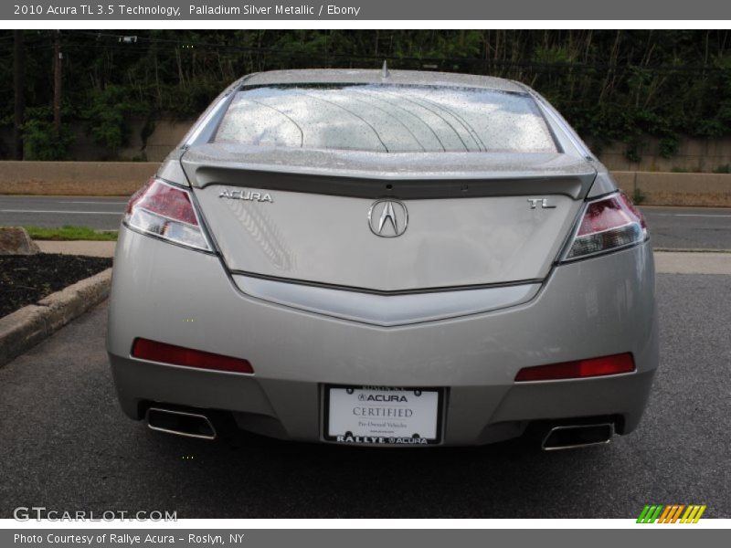 Palladium Silver Metallic / Ebony 2010 Acura TL 3.5 Technology