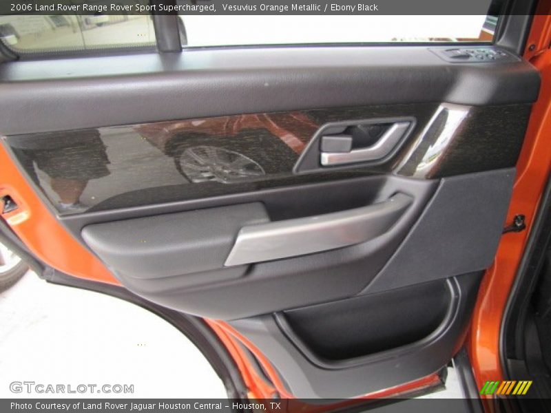 Vesuvius Orange Metallic / Ebony Black 2006 Land Rover Range Rover Sport Supercharged