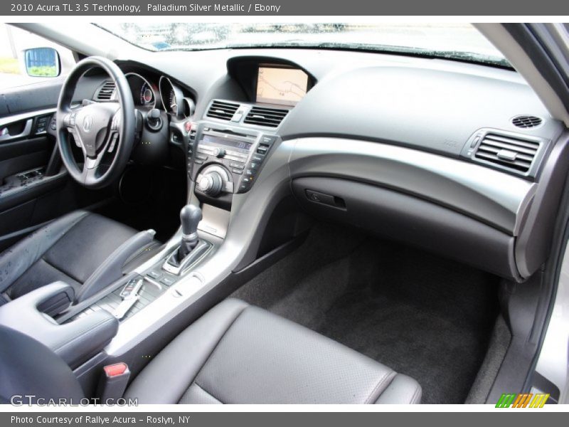 Palladium Silver Metallic / Ebony 2010 Acura TL 3.5 Technology