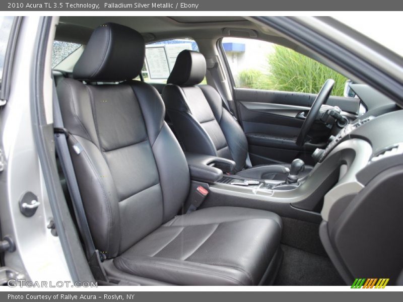 Palladium Silver Metallic / Ebony 2010 Acura TL 3.5 Technology