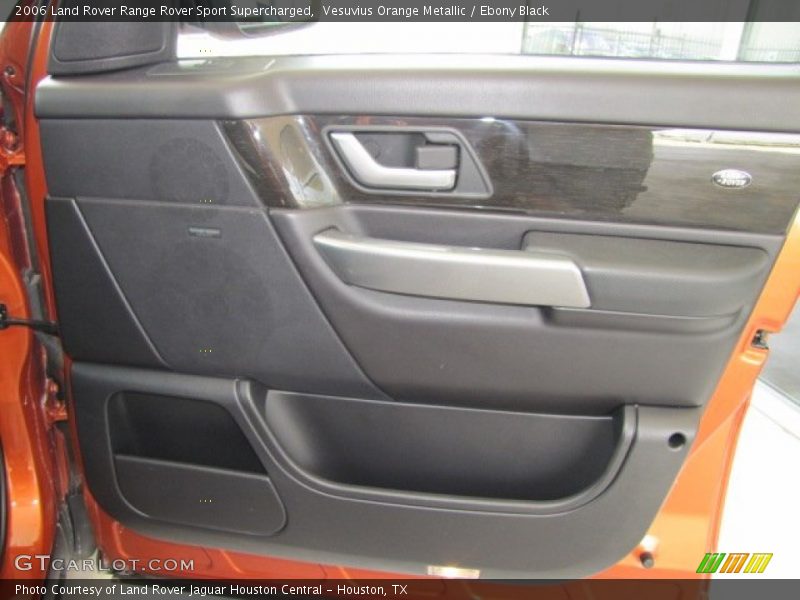 Vesuvius Orange Metallic / Ebony Black 2006 Land Rover Range Rover Sport Supercharged