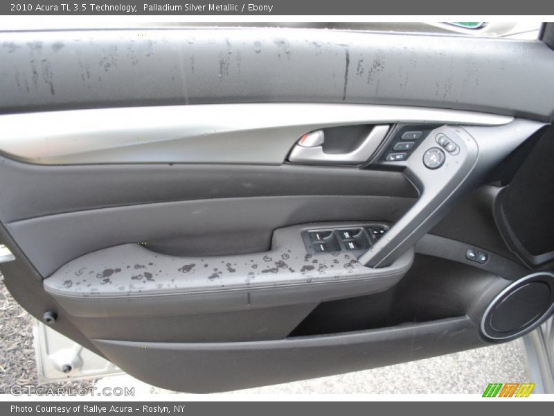 Palladium Silver Metallic / Ebony 2010 Acura TL 3.5 Technology