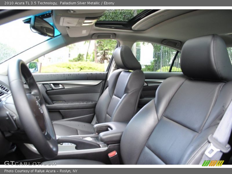 Palladium Silver Metallic / Ebony 2010 Acura TL 3.5 Technology