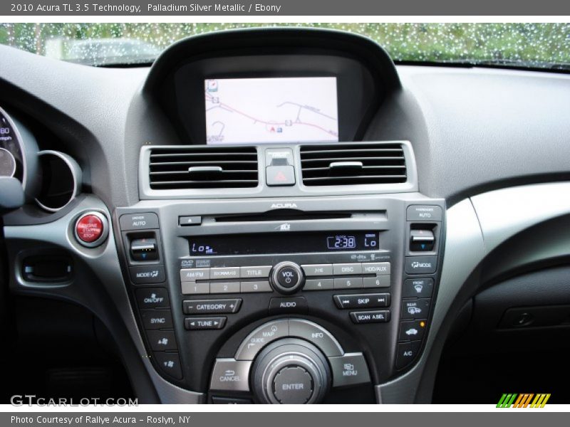 Palladium Silver Metallic / Ebony 2010 Acura TL 3.5 Technology
