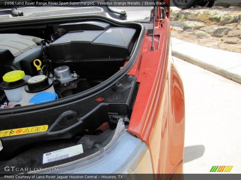 Vesuvius Orange Metallic / Ebony Black 2006 Land Rover Range Rover Sport Supercharged