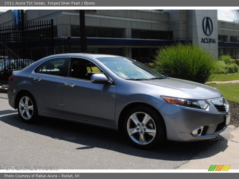 Forged Silver Pearl / Ebony 2011 Acura TSX Sedan