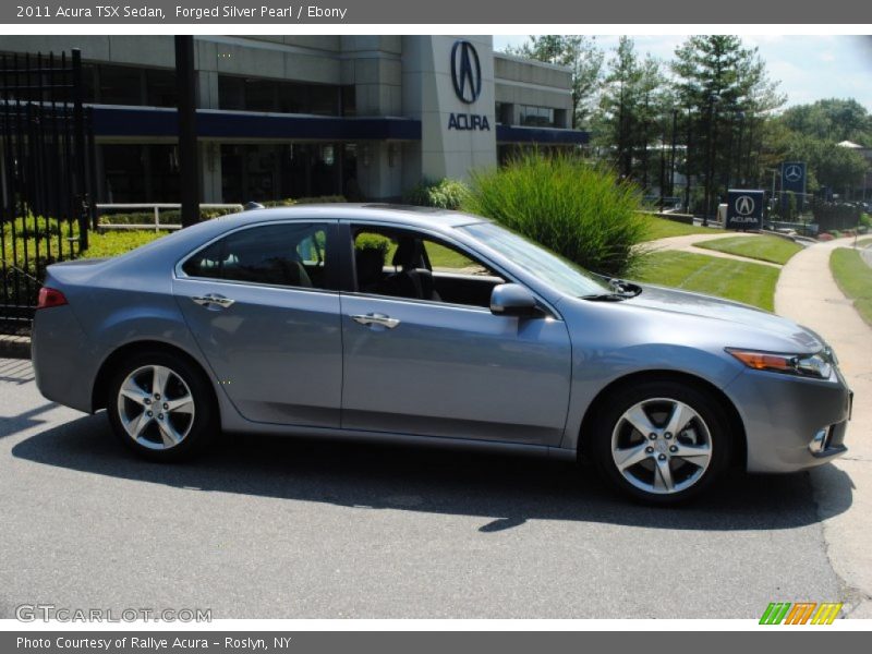 Forged Silver Pearl / Ebony 2011 Acura TSX Sedan