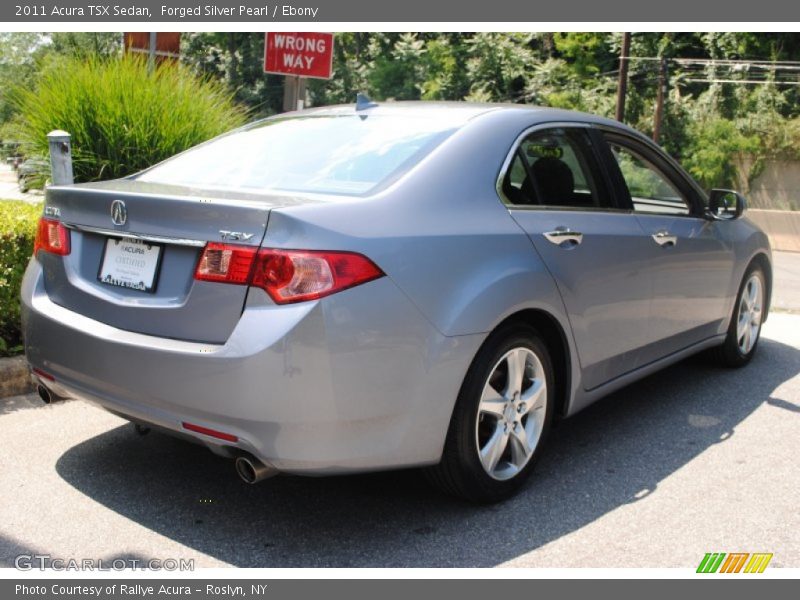 Forged Silver Pearl / Ebony 2011 Acura TSX Sedan