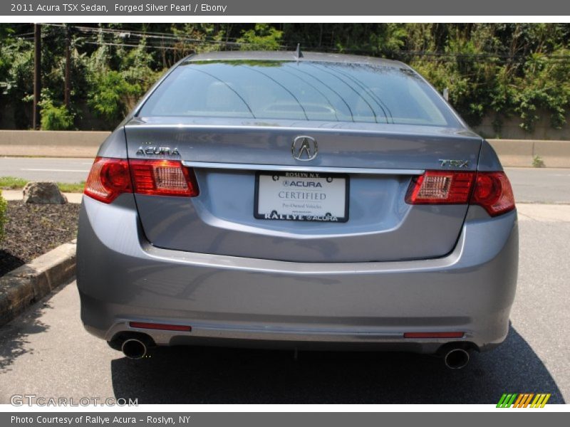 Forged Silver Pearl / Ebony 2011 Acura TSX Sedan