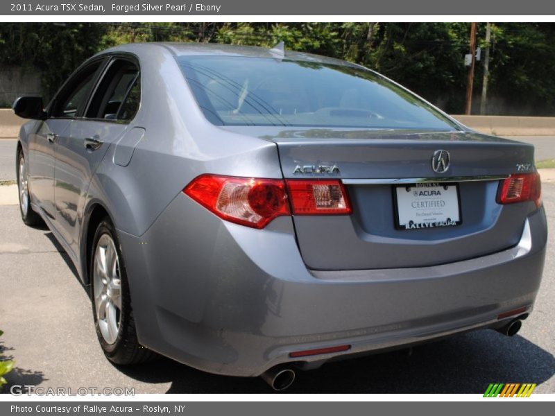 Forged Silver Pearl / Ebony 2011 Acura TSX Sedan