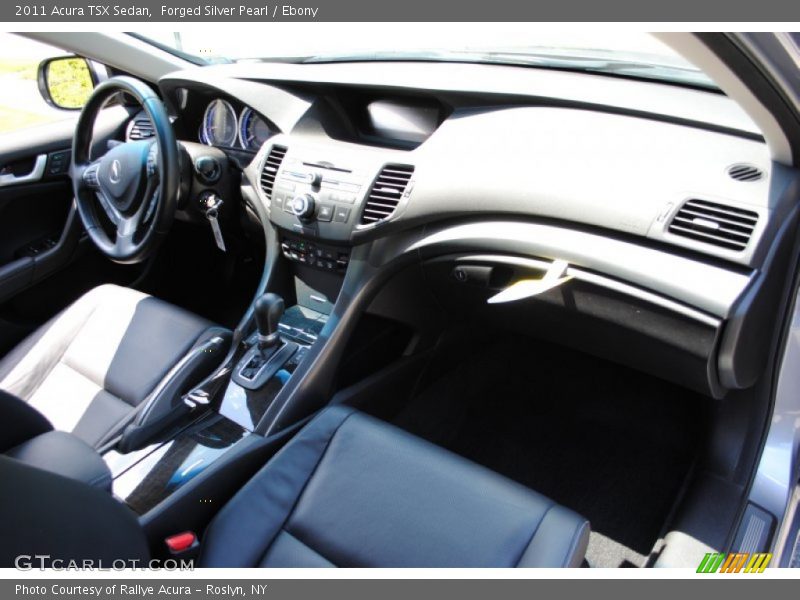 Forged Silver Pearl / Ebony 2011 Acura TSX Sedan