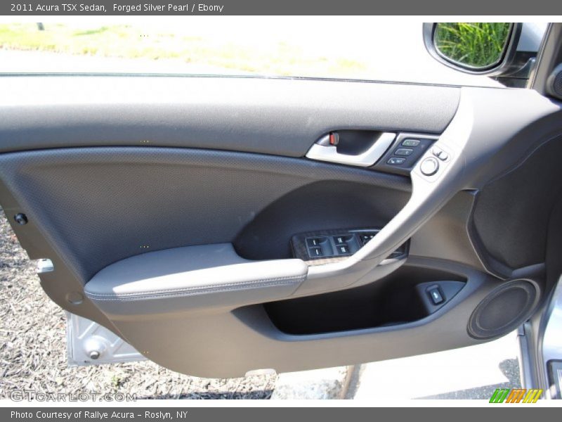 Forged Silver Pearl / Ebony 2011 Acura TSX Sedan