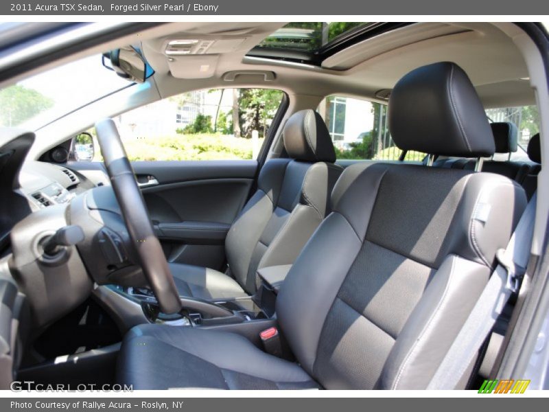 Forged Silver Pearl / Ebony 2011 Acura TSX Sedan