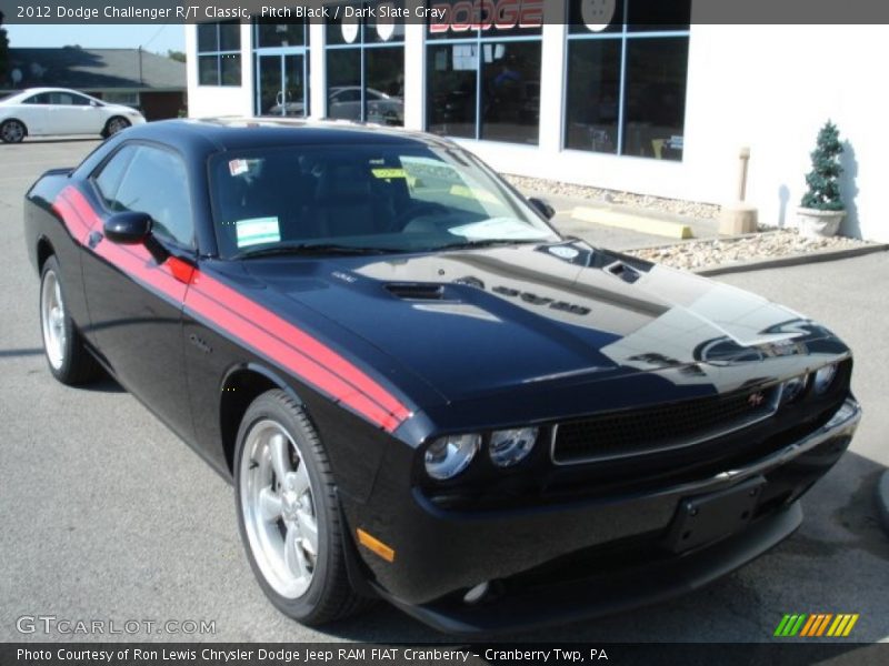 Pitch Black / Dark Slate Gray 2012 Dodge Challenger R/T Classic