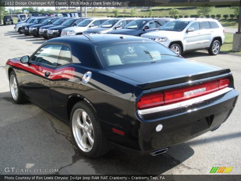 Pitch Black / Dark Slate Gray 2012 Dodge Challenger R/T Classic