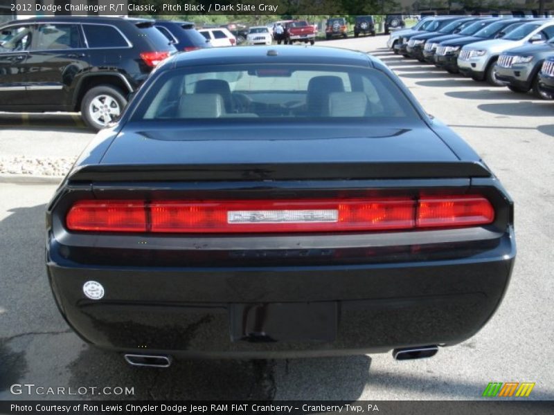 Pitch Black / Dark Slate Gray 2012 Dodge Challenger R/T Classic
