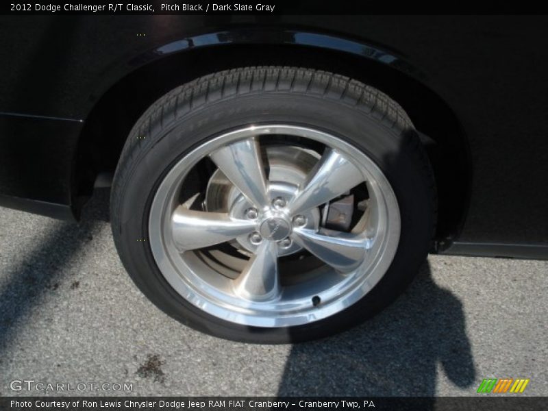 Pitch Black / Dark Slate Gray 2012 Dodge Challenger R/T Classic