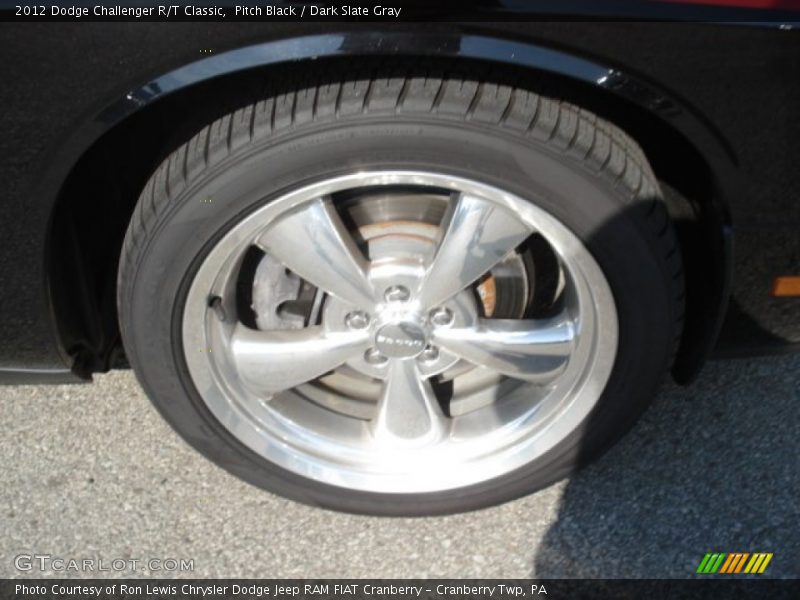 Pitch Black / Dark Slate Gray 2012 Dodge Challenger R/T Classic
