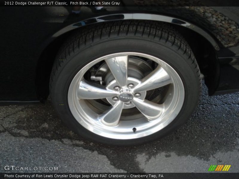 Pitch Black / Dark Slate Gray 2012 Dodge Challenger R/T Classic