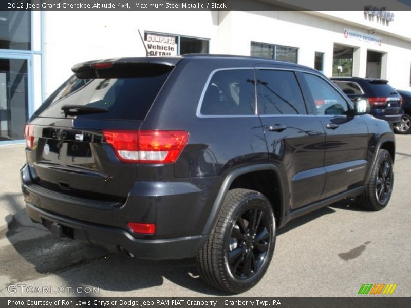 Maximum Steel Metallic / Black 2012 Jeep Grand Cherokee Altitude 4x4