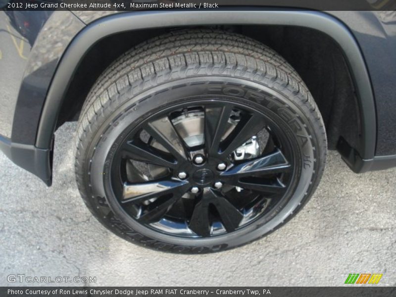 Maximum Steel Metallic / Black 2012 Jeep Grand Cherokee Altitude 4x4