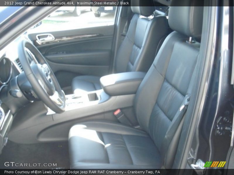 Maximum Steel Metallic / Black 2012 Jeep Grand Cherokee Altitude 4x4