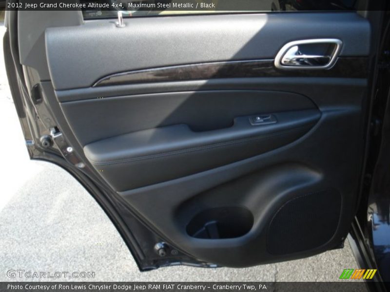 Maximum Steel Metallic / Black 2012 Jeep Grand Cherokee Altitude 4x4
