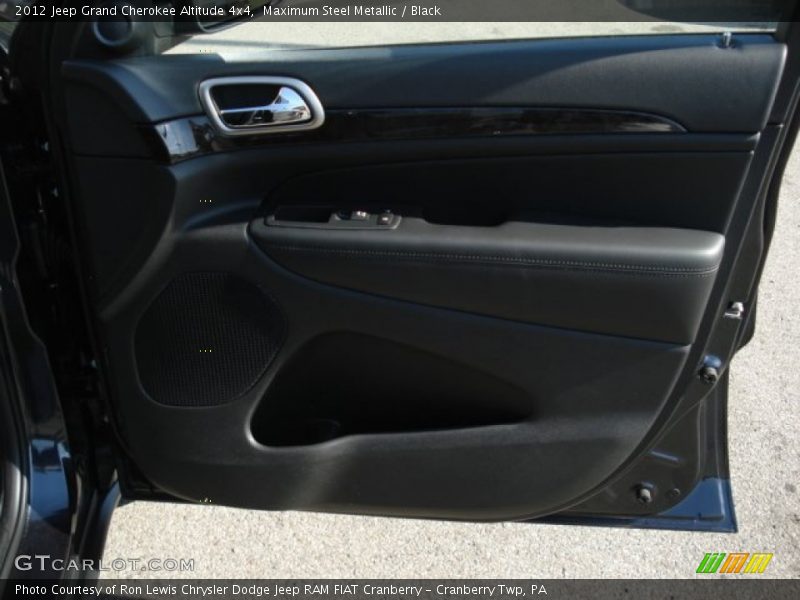 Maximum Steel Metallic / Black 2012 Jeep Grand Cherokee Altitude 4x4