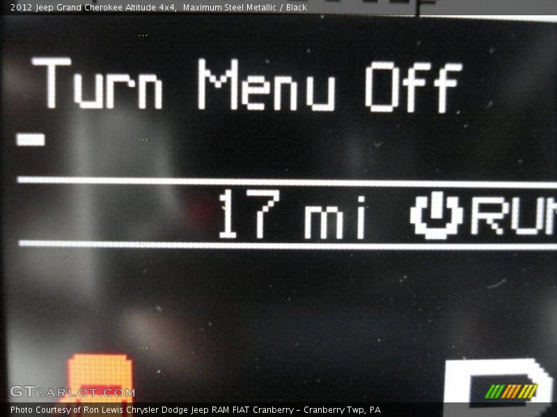 Maximum Steel Metallic / Black 2012 Jeep Grand Cherokee Altitude 4x4