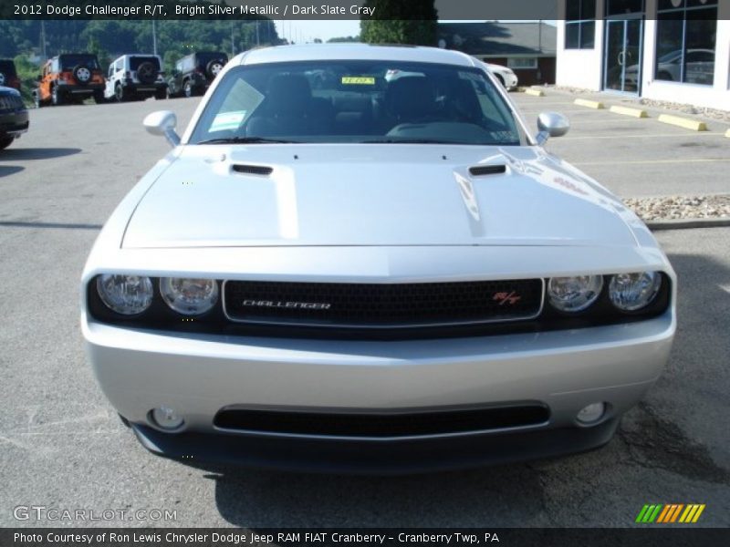 Bright Silver Metallic / Dark Slate Gray 2012 Dodge Challenger R/T