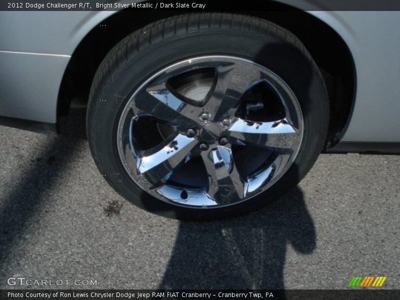 Bright Silver Metallic / Dark Slate Gray 2012 Dodge Challenger R/T