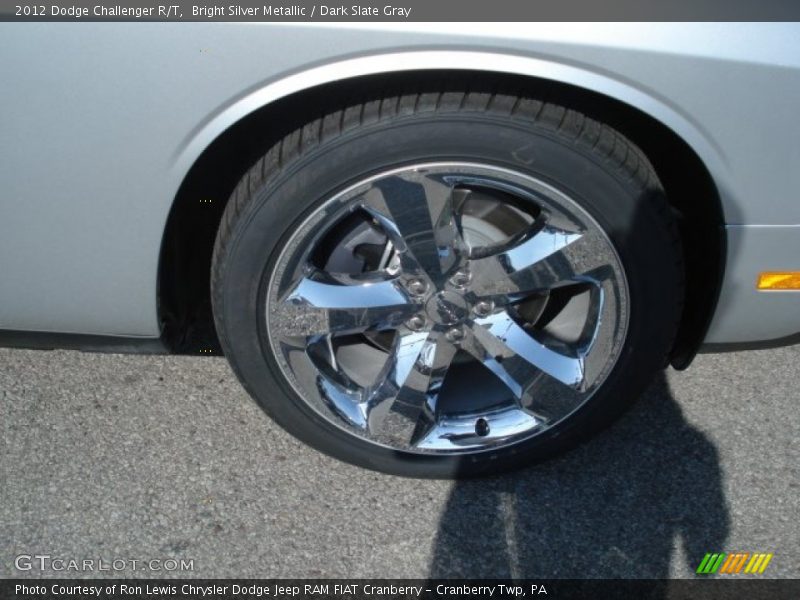 Bright Silver Metallic / Dark Slate Gray 2012 Dodge Challenger R/T