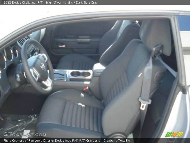 Bright Silver Metallic / Dark Slate Gray 2012 Dodge Challenger R/T
