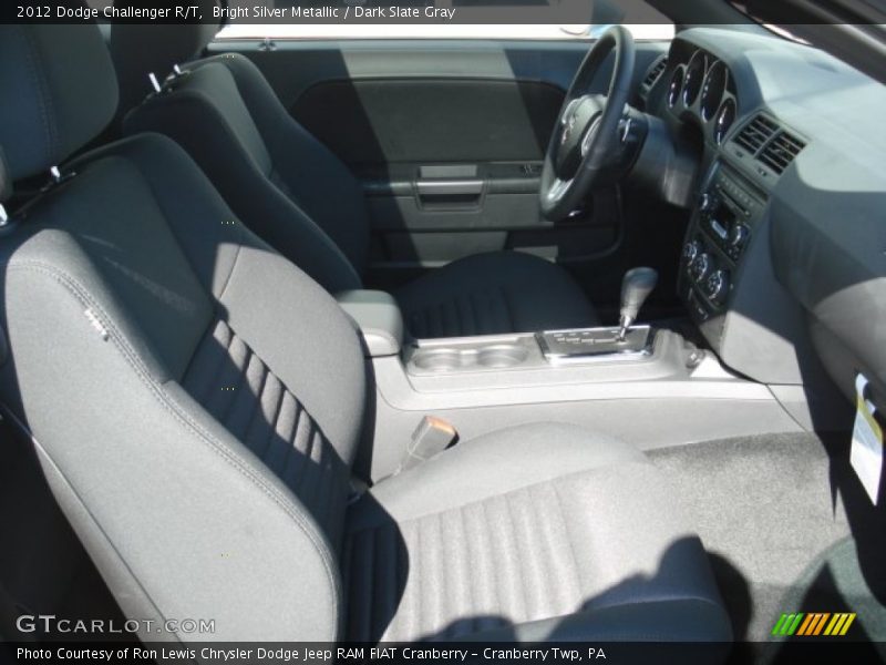Bright Silver Metallic / Dark Slate Gray 2012 Dodge Challenger R/T