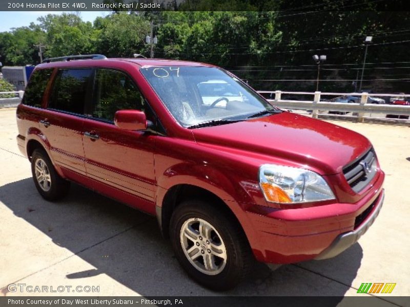 Redrock Pearl / Saddle 2004 Honda Pilot EX 4WD
