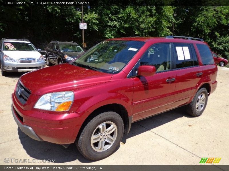 Redrock Pearl / Saddle 2004 Honda Pilot EX 4WD