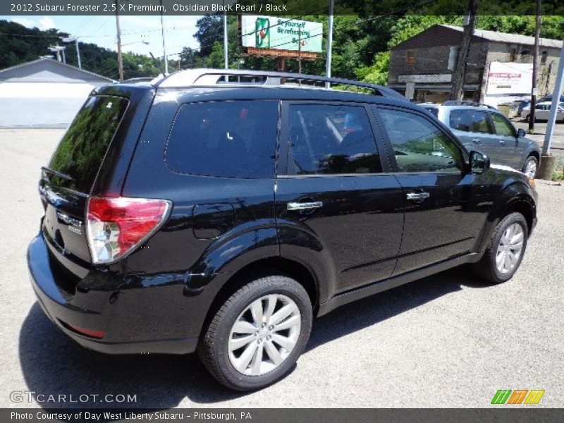 Obsidian Black Pearl / Black 2012 Subaru Forester 2.5 X Premium