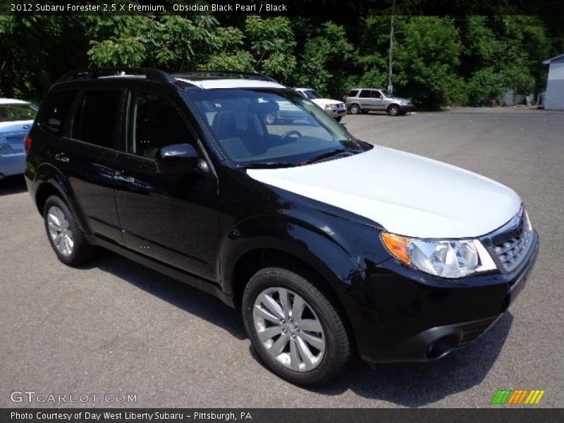 Obsidian Black Pearl / Black 2012 Subaru Forester 2.5 X Premium