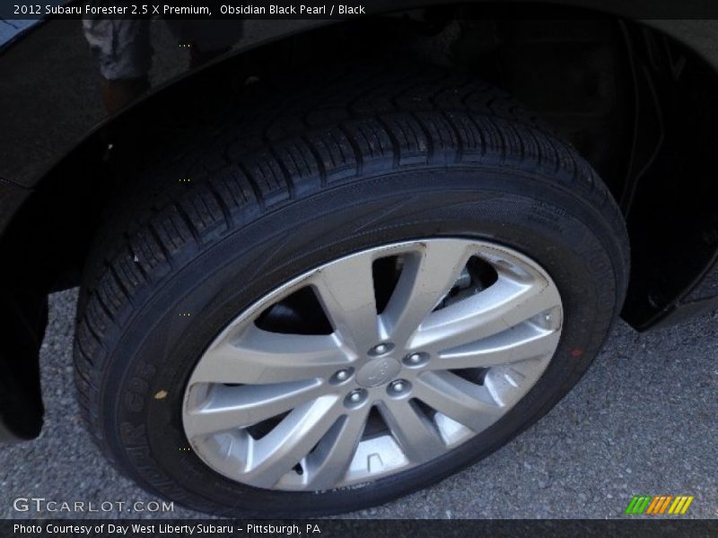 Obsidian Black Pearl / Black 2012 Subaru Forester 2.5 X Premium