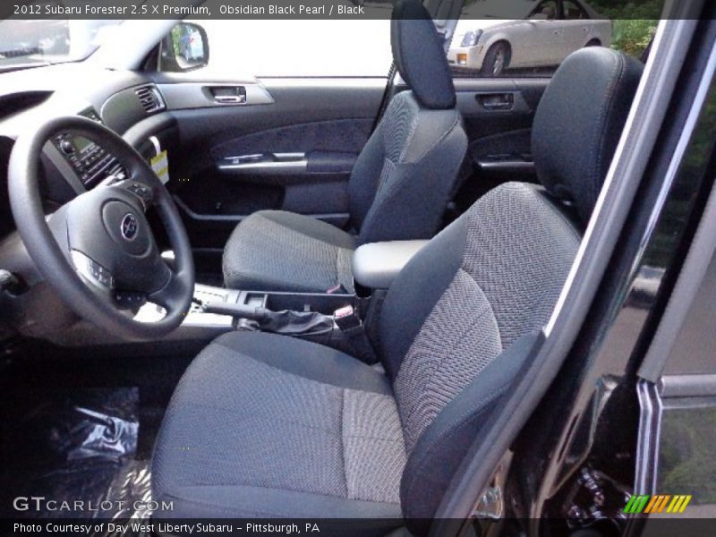 Obsidian Black Pearl / Black 2012 Subaru Forester 2.5 X Premium