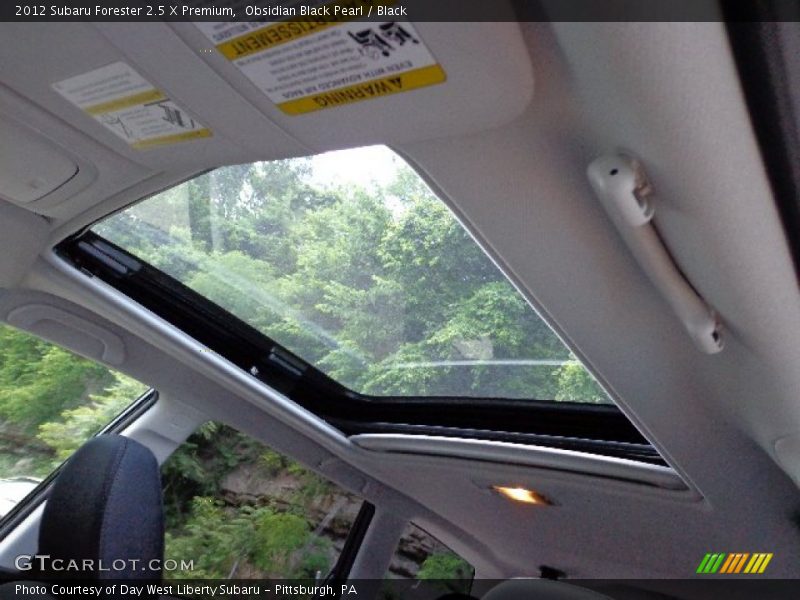 Obsidian Black Pearl / Black 2012 Subaru Forester 2.5 X Premium