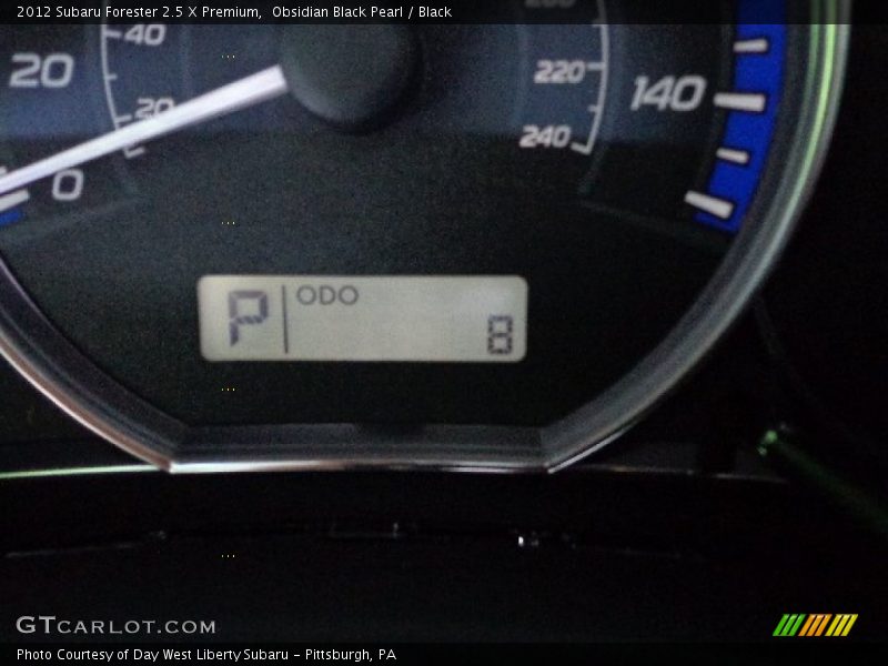Obsidian Black Pearl / Black 2012 Subaru Forester 2.5 X Premium