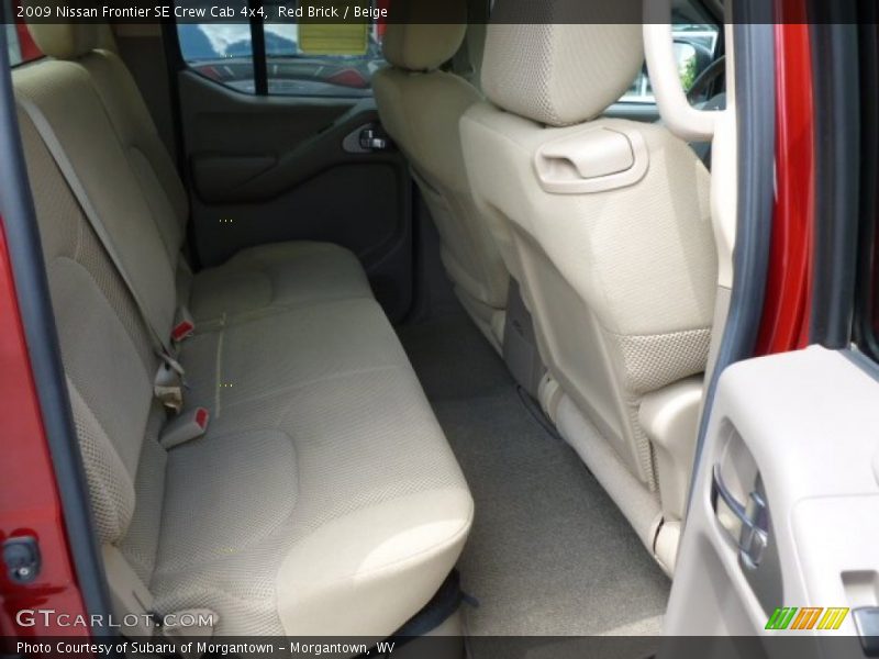 Red Brick / Beige 2009 Nissan Frontier SE Crew Cab 4x4