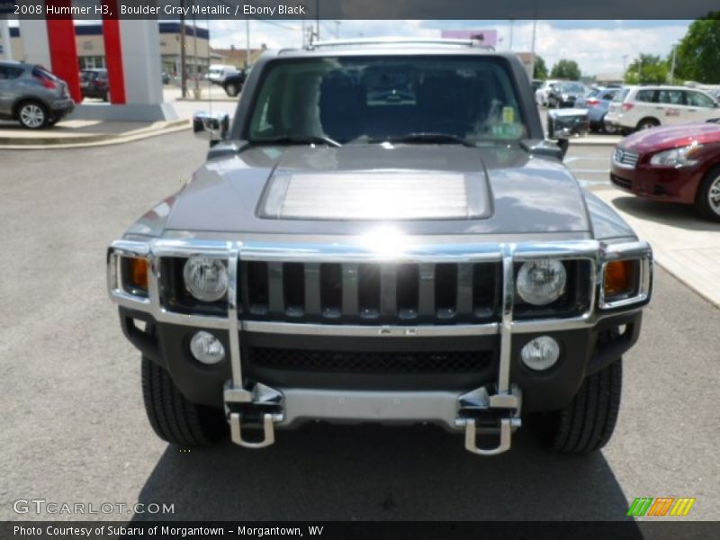Boulder Gray Metallic / Ebony Black 2008 Hummer H3
