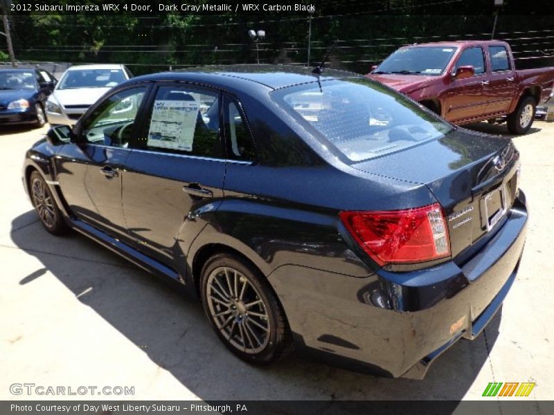 Dark Gray Metallic / WRX Carbon Black 2012 Subaru Impreza WRX 4 Door