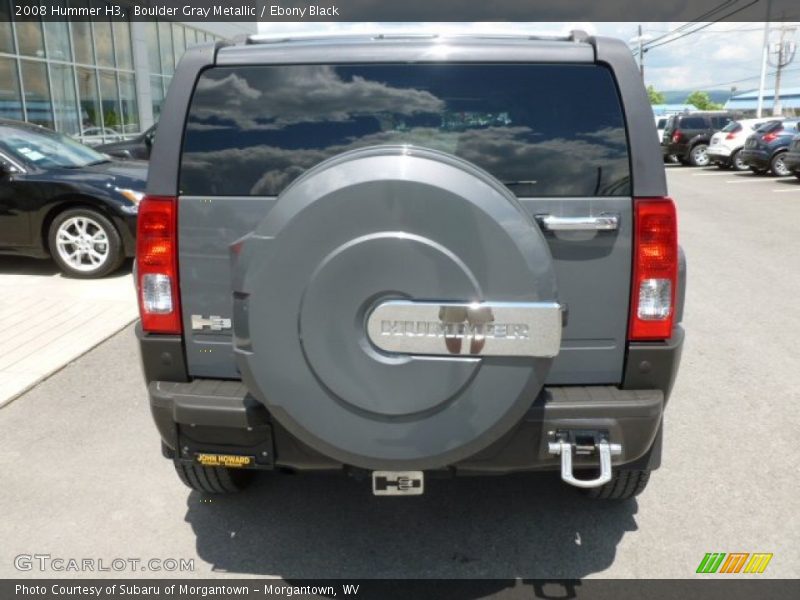 Boulder Gray Metallic / Ebony Black 2008 Hummer H3