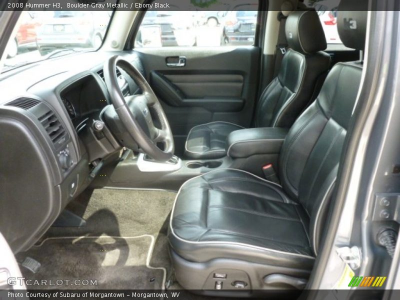 Boulder Gray Metallic / Ebony Black 2008 Hummer H3