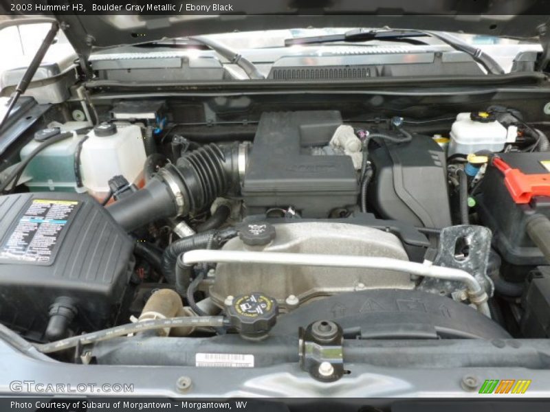 Boulder Gray Metallic / Ebony Black 2008 Hummer H3
